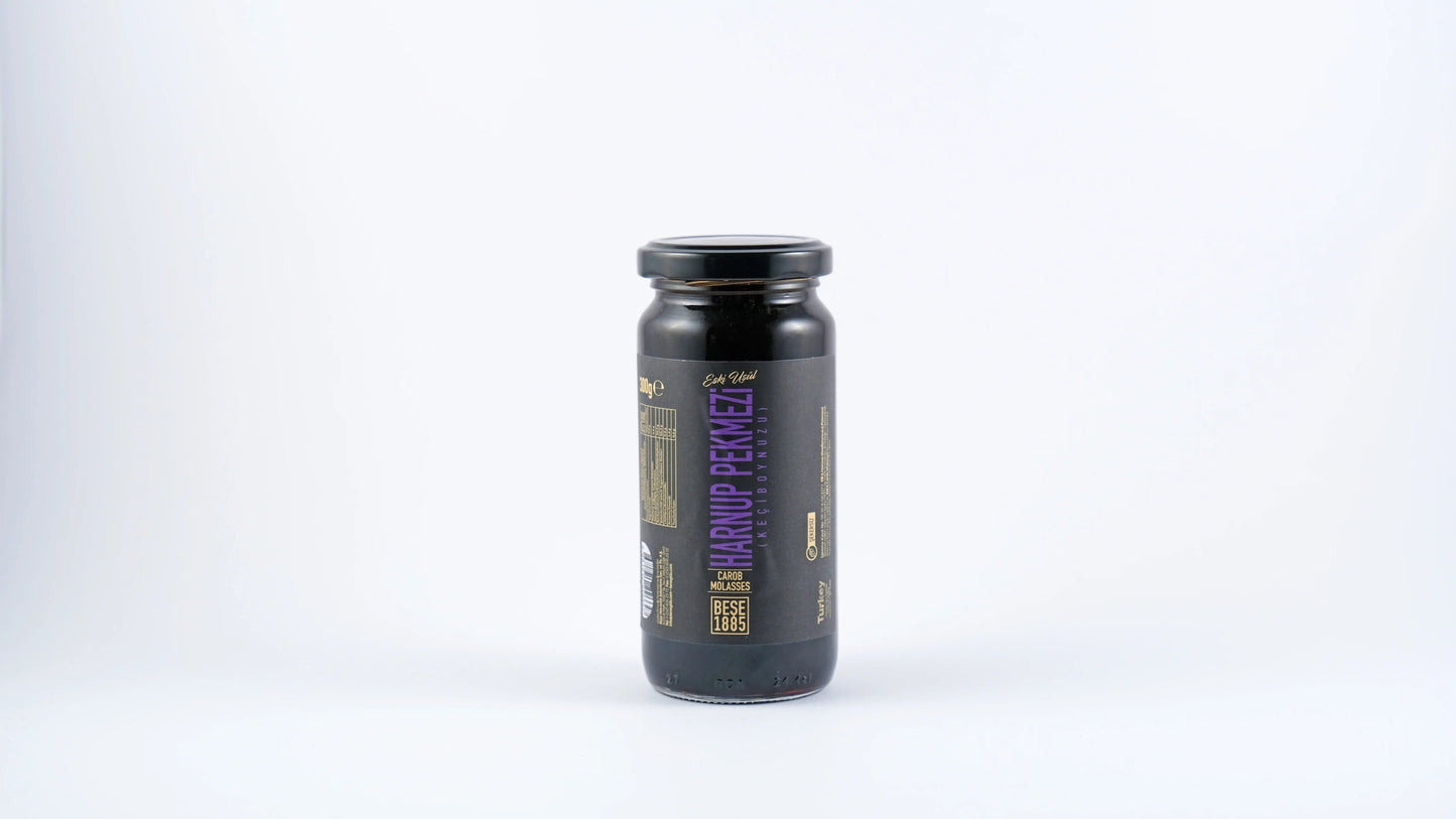 Premium   Carob Molasses – 300g Glass Jar | Natural, Iron-Rich, Sugar-Free