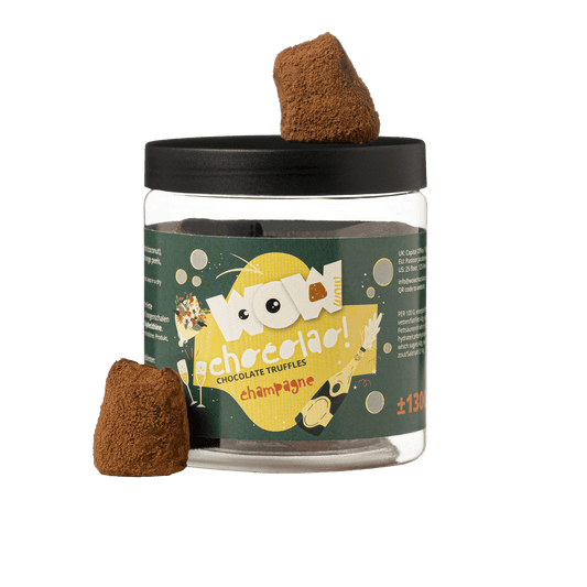 Champagne - Mother's day chocolate truffles - Gifting jar 130g