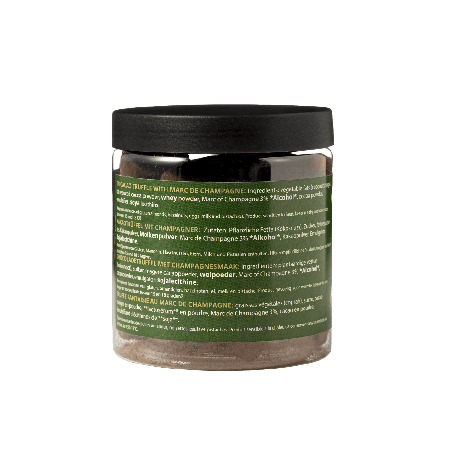 Champagne - Mother's day chocolate truffles - Gifting jar 130g