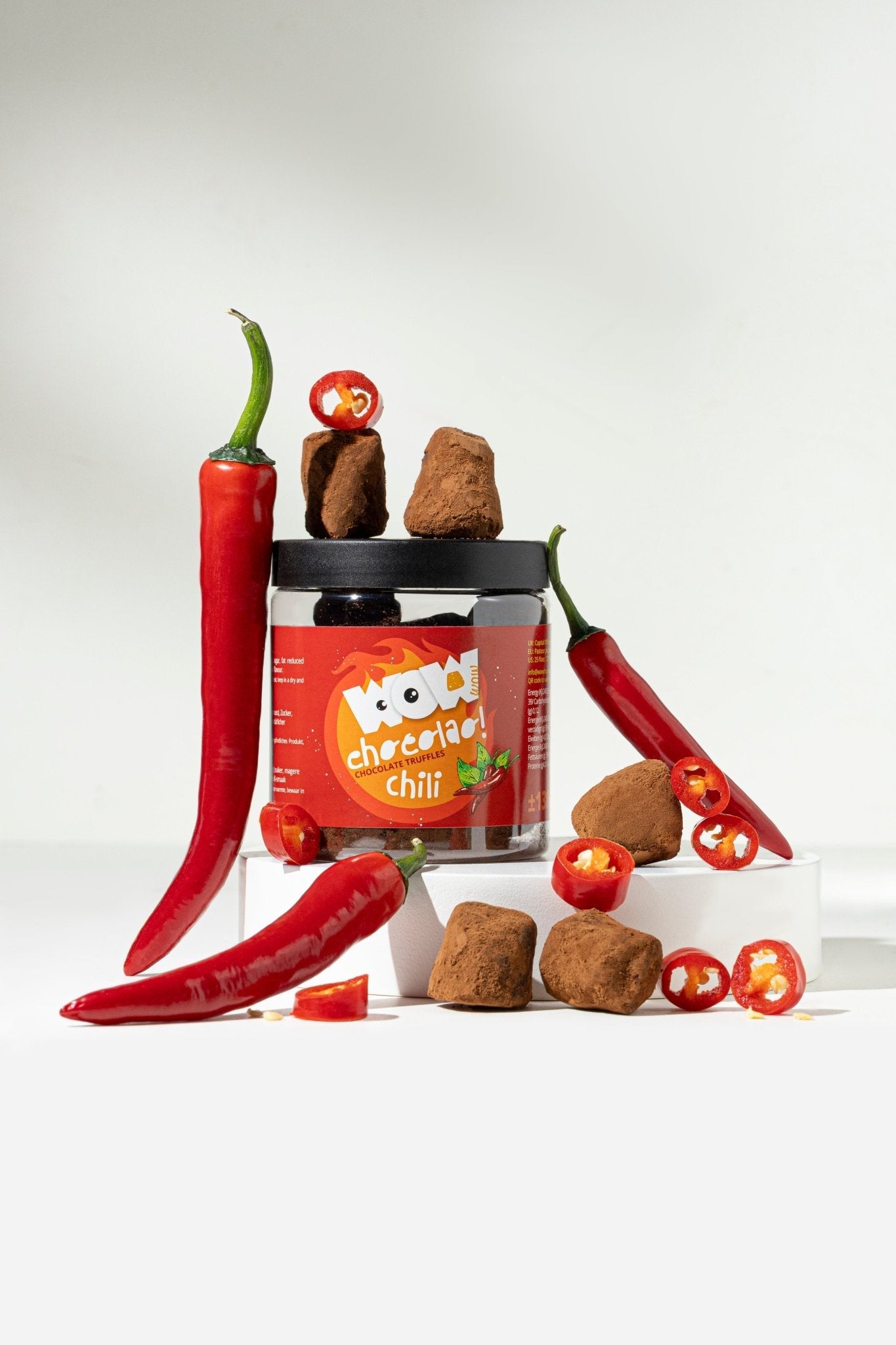 Chili Chocolate Truffles - 130g Gifting jar