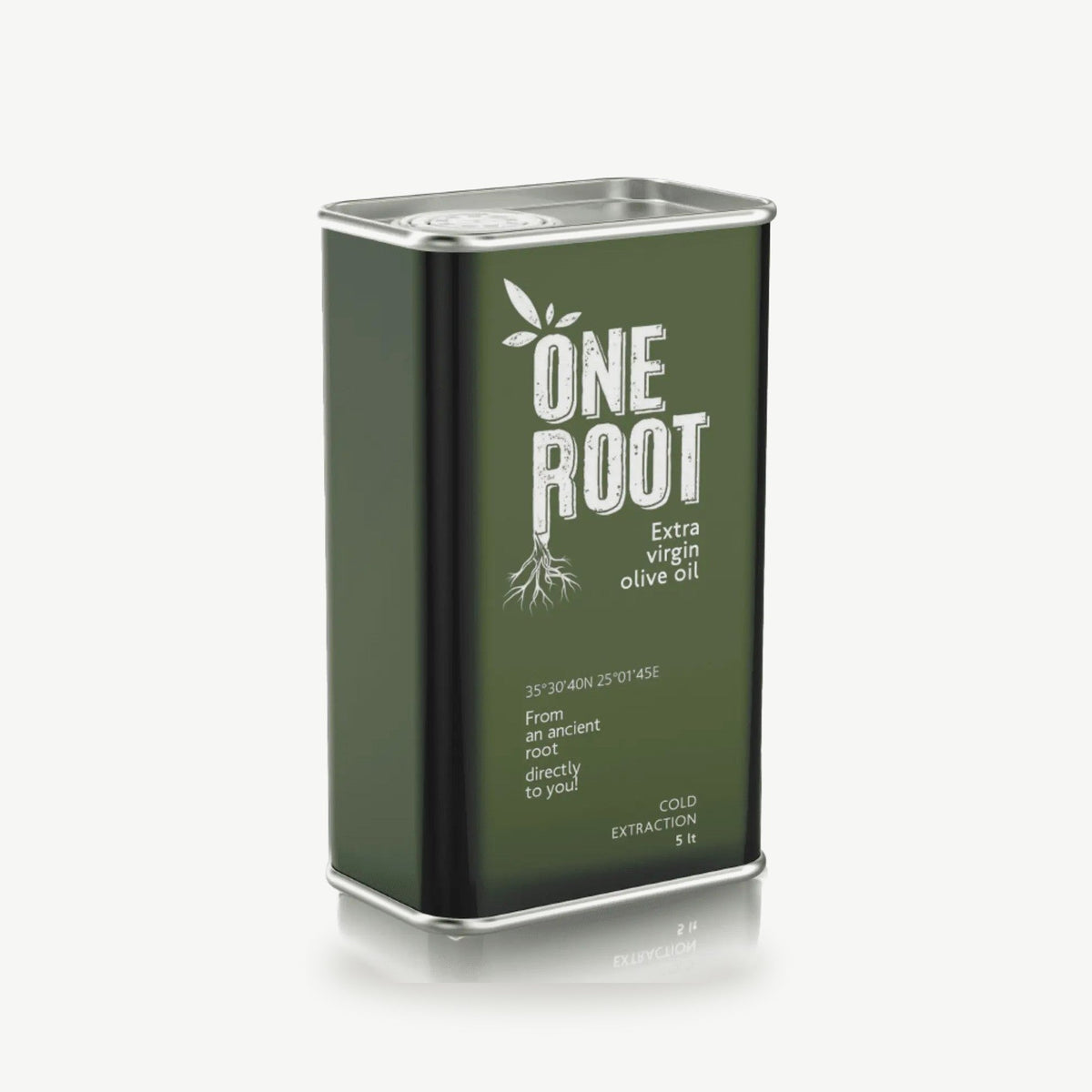 Cretan Heritage – One Root - 5 Liter Blik Extra Vierge Olijfolie