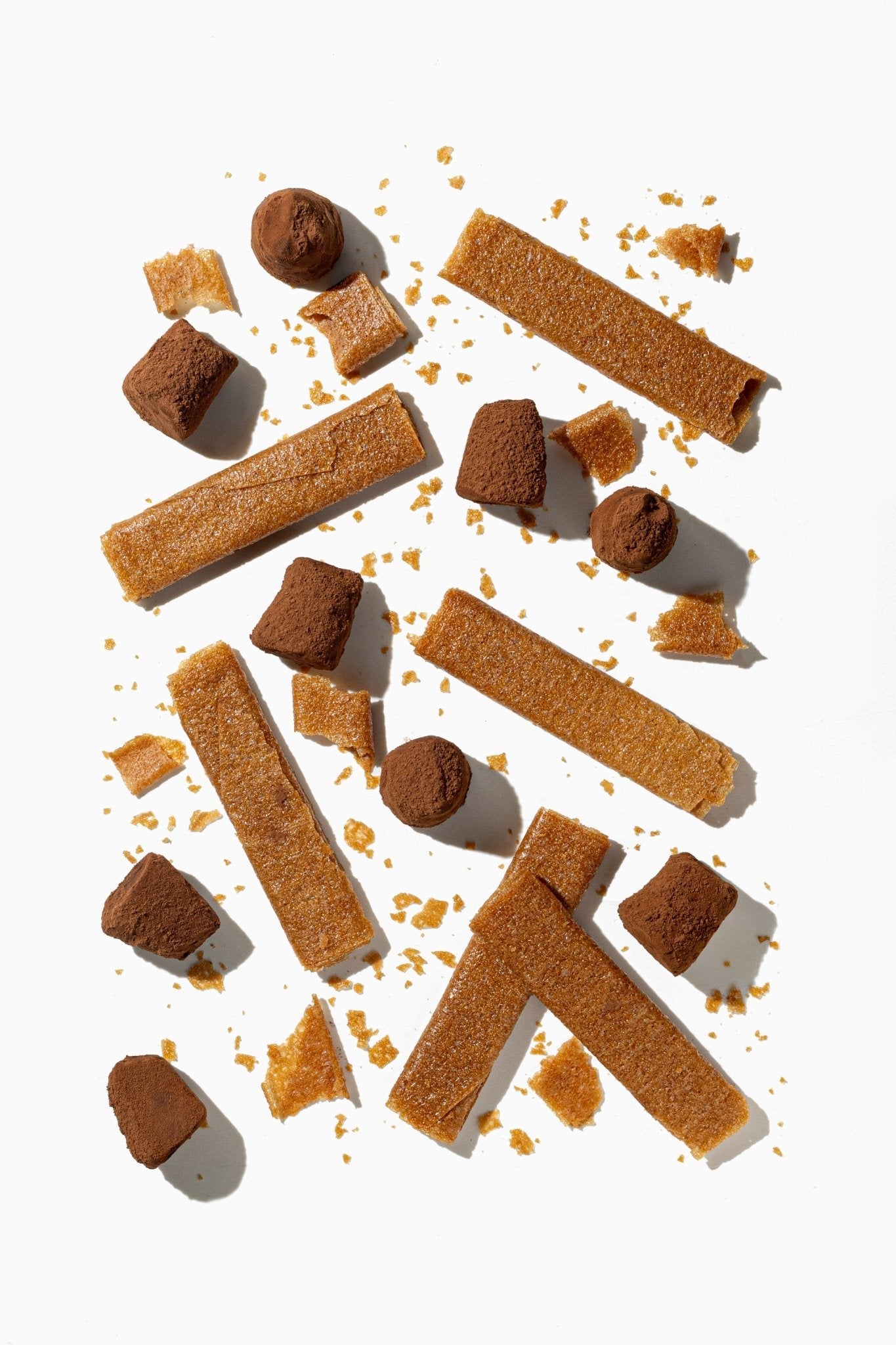 Crispy Crepe Dentelle Chocolate Truffles - bulk