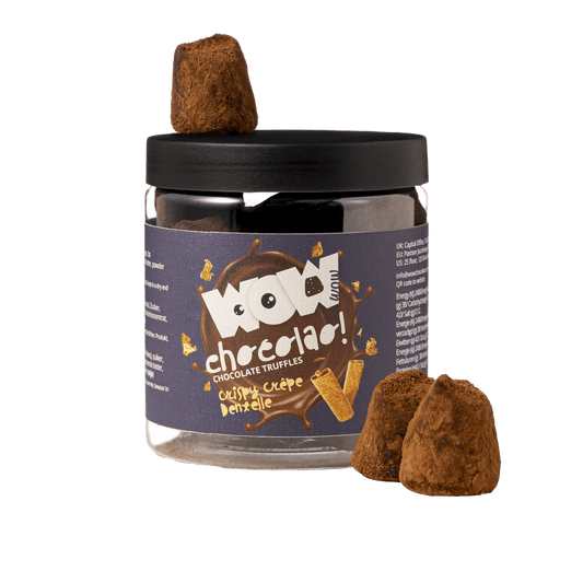 Crispy Crepe Dentelle Chocolate Truffles - 130g Gifting jar