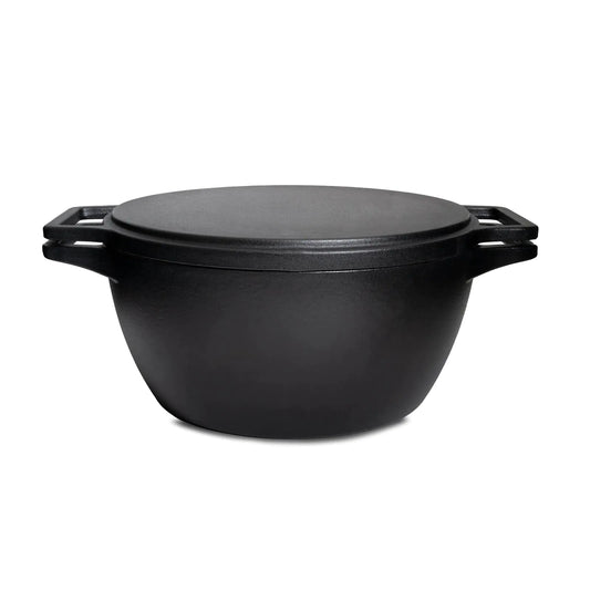 CrushGrind KIM_BO 4-in-1 Gietijzeren Dutch Oven