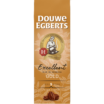 Douwe Egberts Aroma Variaties Excellent GOLD 500g whole bean coffee package - Desapega.nl