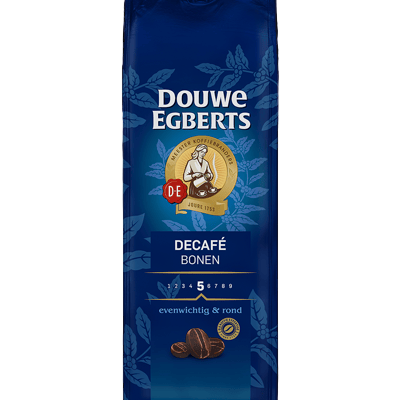 Douwe Egberts Decafé Koffiebonen 500g package - premium Dutch decaffeinated whole coffee beans - Desapega.nl