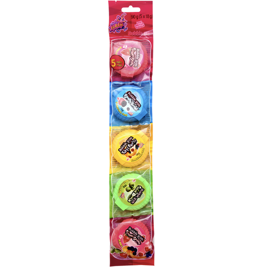 Dr. Candy bubblegum pack with assorted fruity flavors, classic chewy texture, and vibrant packaging - Desapega.nl