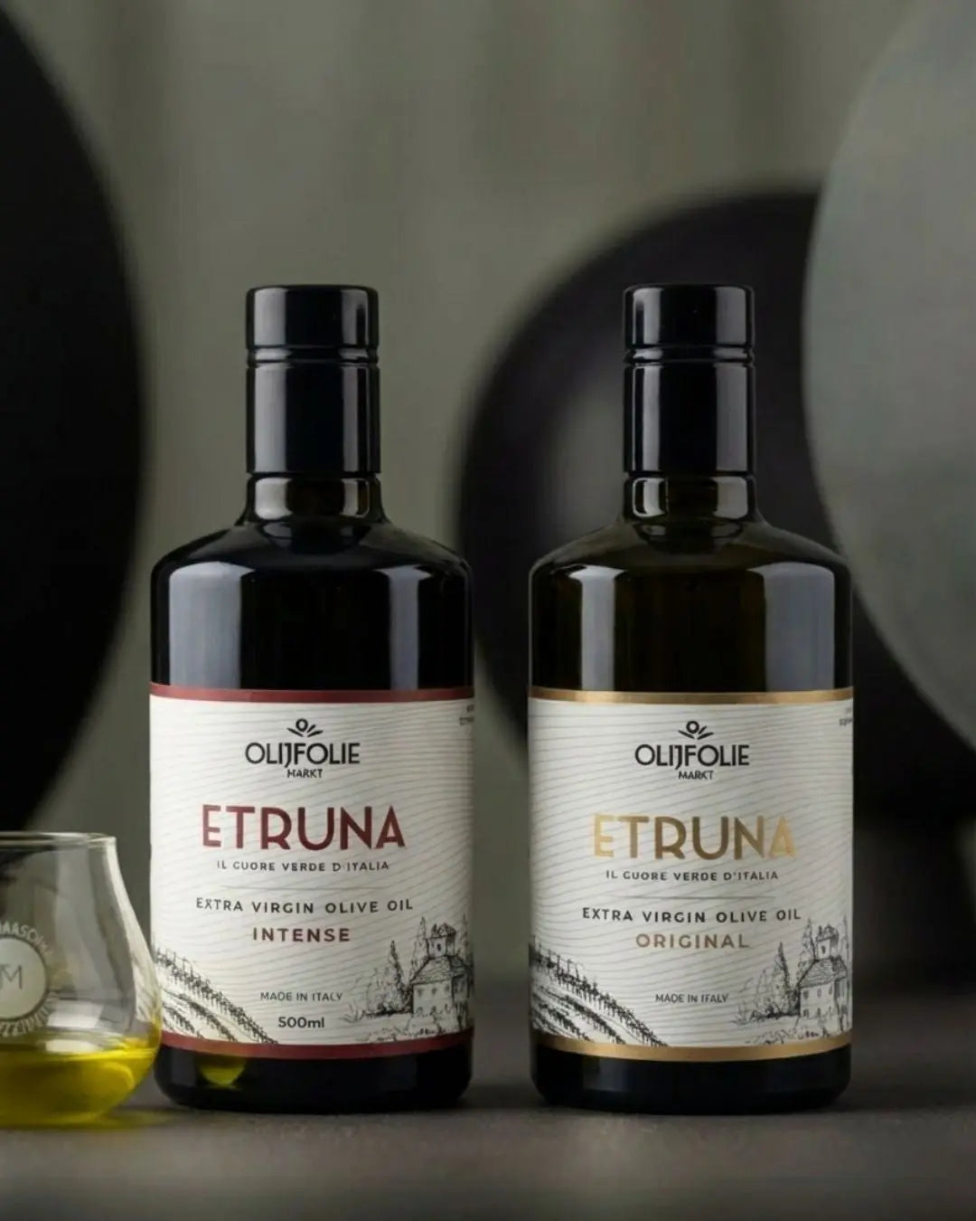 Etruna Duo Pack — Intense BIO + Regular Extra Vierge Olijfolie | Umbrië