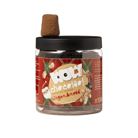 Gingerbread - Christmas Chocolate Truffles - Gifting jar 130g