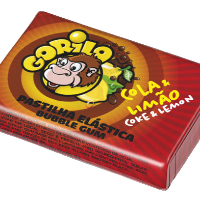 Gorila Pastilhas Elásticas assorted flavors Portuguese bubble gum single unit packaging - buy from Desapega.nl - Cola & Limão
