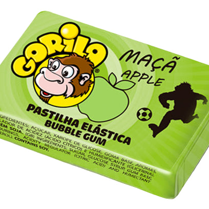 Gorila Pastilhas Elásticas assorted flavors Portuguese bubble gum single unit packaging - buy from Desapega.nl -  Maçã Apple