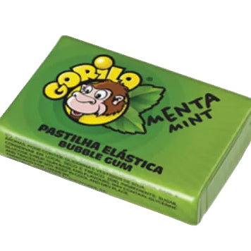 Gorila Pastilhas Elásticas assorted flavors Portuguese bubble gum single unit packaging - buy from Desapega.nl - Menta