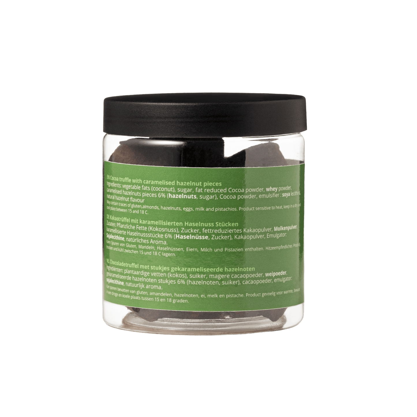 Hazelnut Chocolate Truffles - Christmas Edition - 130g Gifting jar