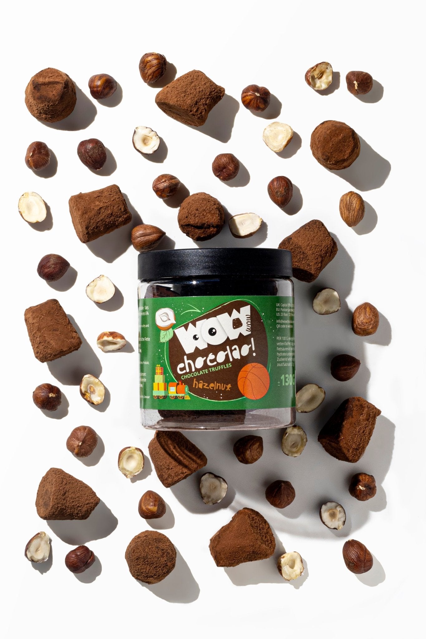 Hazelnut - Father's Day Chocolate Truffles - 130g Gifting jar