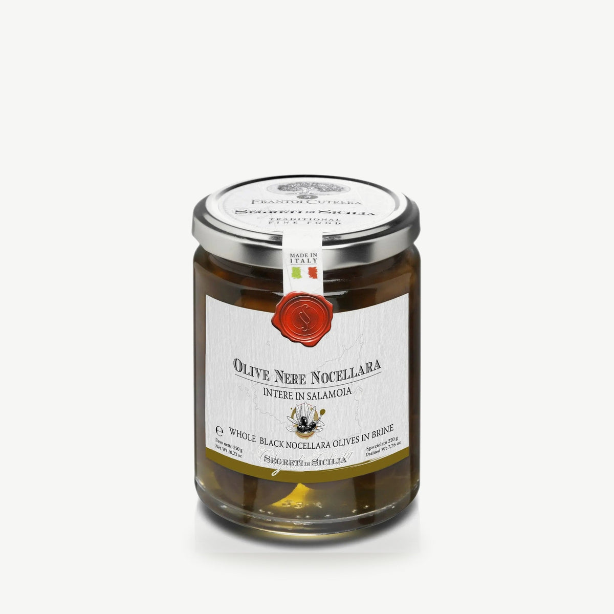 Hele Zwarte Nocellara Olijven
