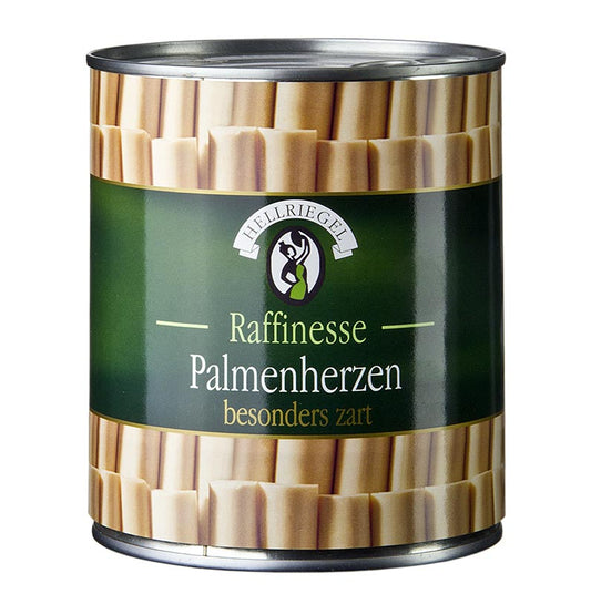 Hellriegel Raffinesse Palmenherzen 800g, canned hearts of palm, tender vegetable perfect for salads - buy from Desapega.nl