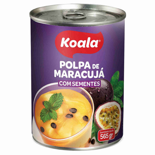 Koala Polpa de Maracujá com Sementes 565g — passion fruit pulp with seeds - Desapega.nl