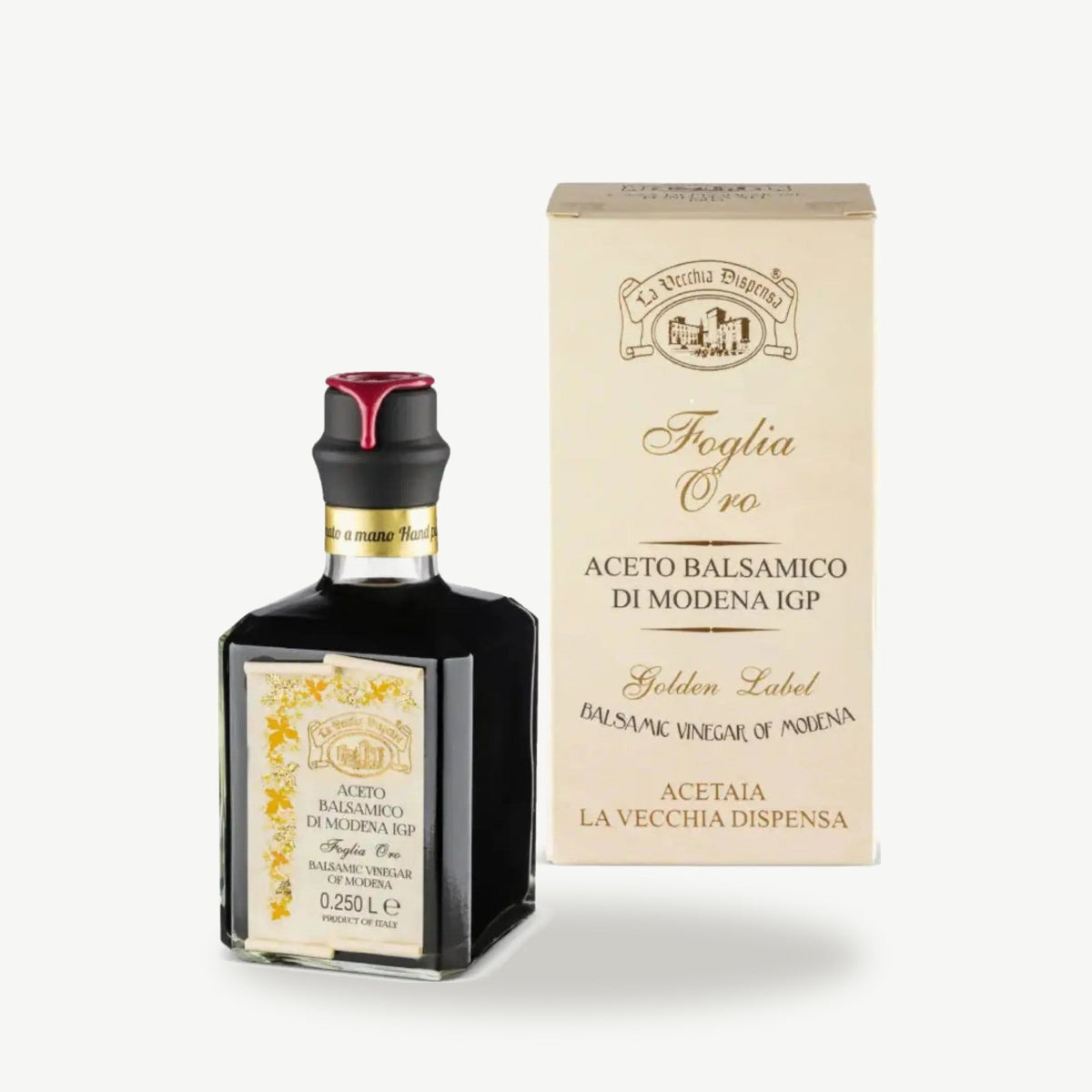 La Vecchia Dispensa, Goud Label Balsamicoazijn uit Modena IGP – Cadeau Editie