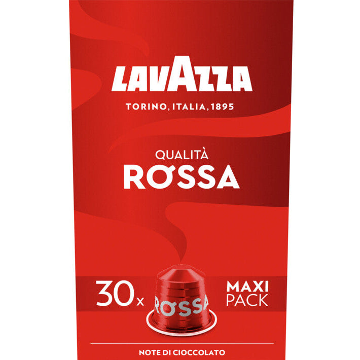 Lavazza Qualità Rossa coffee capsules 30-pack aluminum capsules for Nespresso machines - Desapega.nl