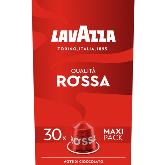 Lavazza Qualità Rossa coffee capsules 30-pack aluminum capsules for Nespresso machines - Desapega.nl
