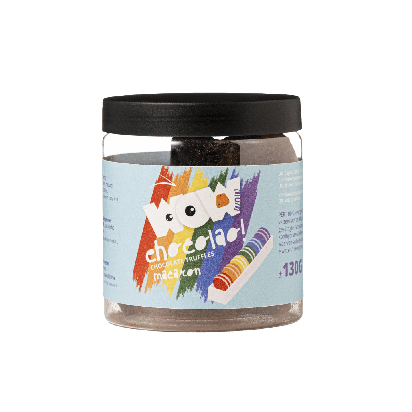 Macaron Pride month Chocolate Truffles - 130g Gifting jar