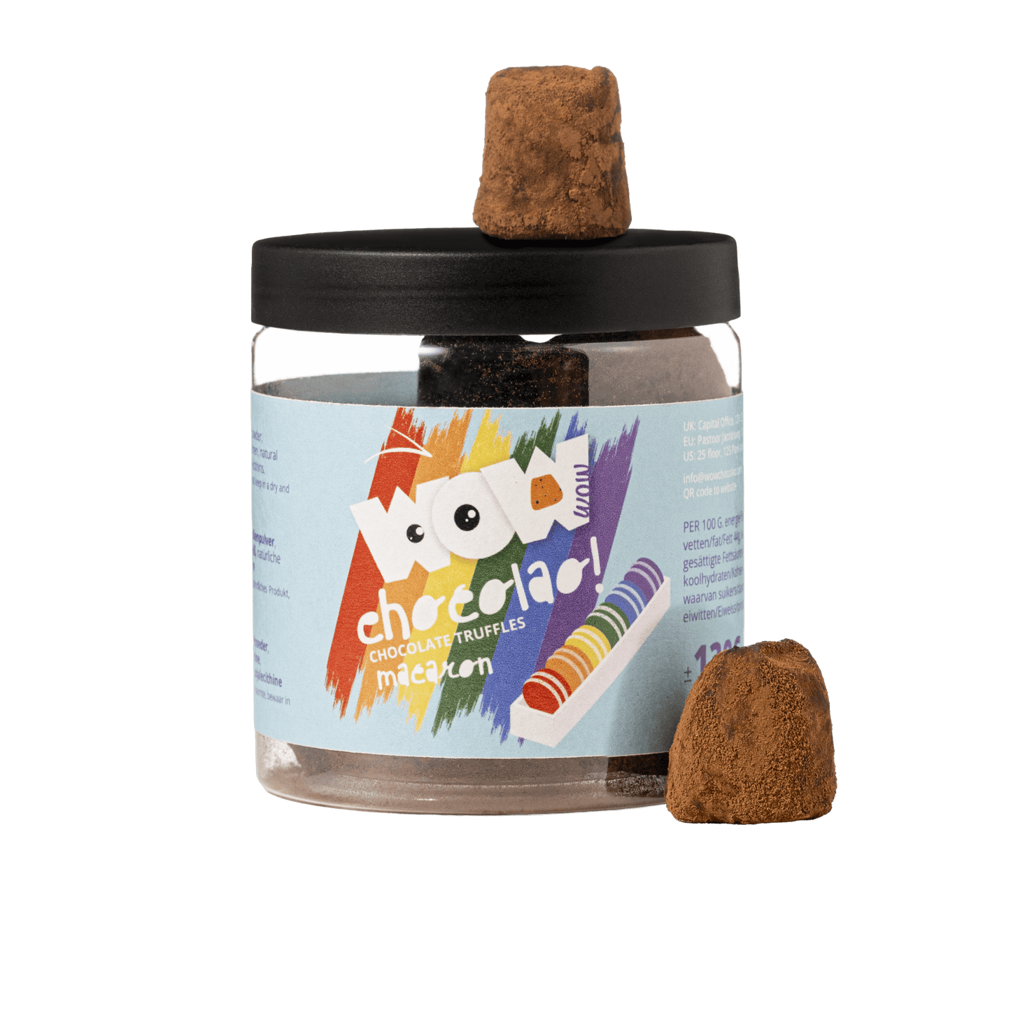Macaron Pride month Chocolate Truffles - 130g Gifting jar
