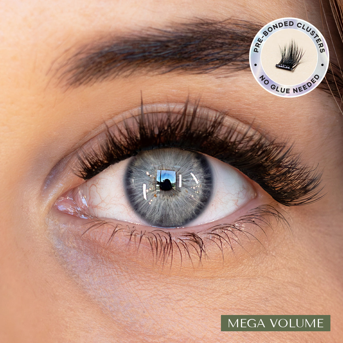 Pre-Glued Mega Volume - Press-On Lashes