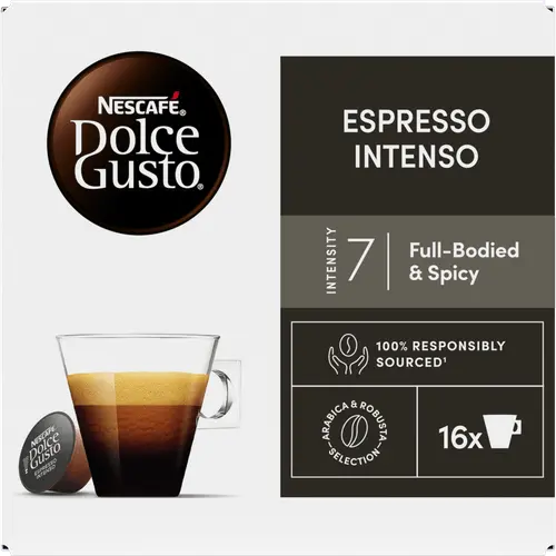 Nescafé Dolce Gusto Espresso Intenso 16 coffee capsules strength 7 for intense espresso - Desapega.nl