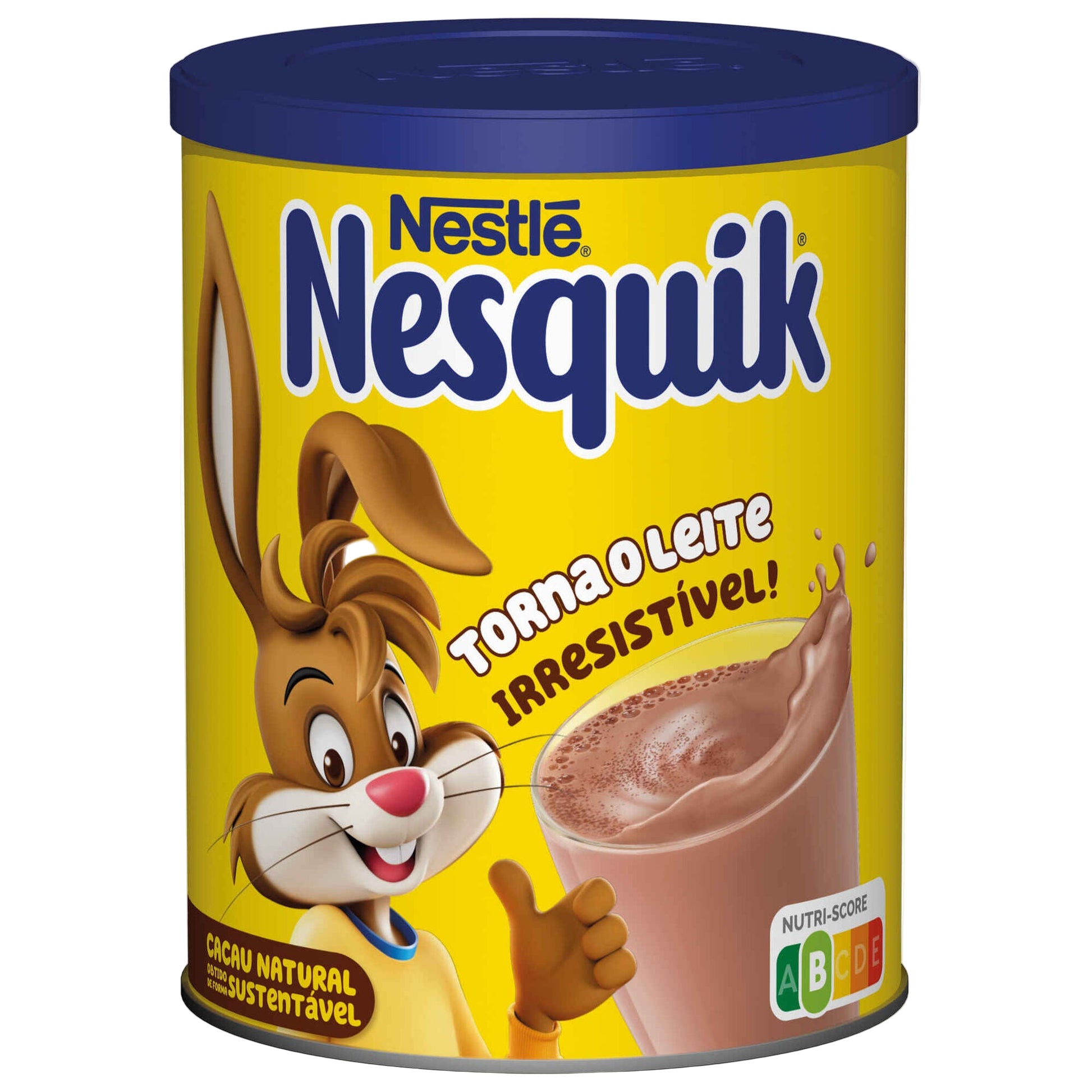 Nesquik Bebida de Chocolate Solúvel 390g gluten-free chocolate drink powder by Nestlé, smooth texture - Desapega.nl
