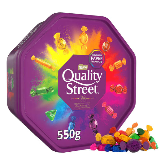 Nestlé Quality Street 550g tub assorted chocolates iconic British festive sweets - buy from Desapega.nl