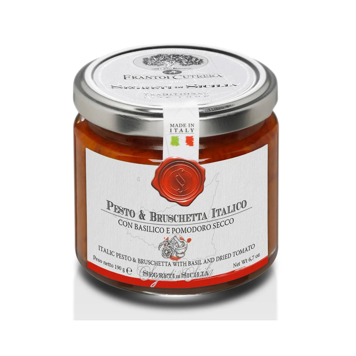 Itálico Pesto e Bruschetta com Basilicum