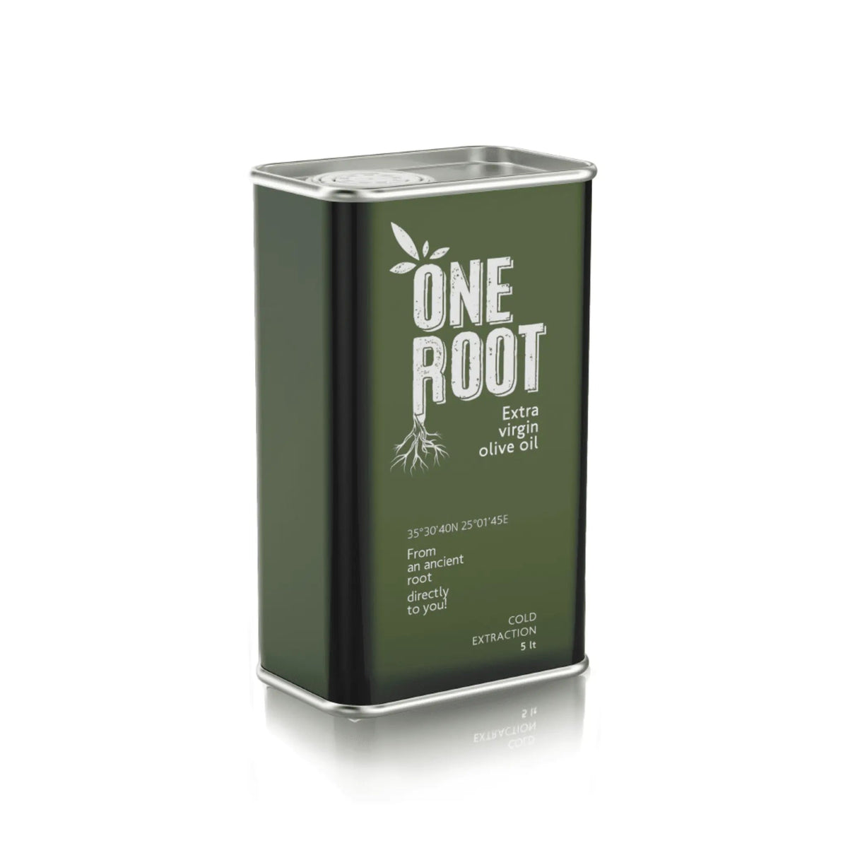 Cretan Heritage – One Root - 5 Liter Blik Extra Vierge Olijfolie