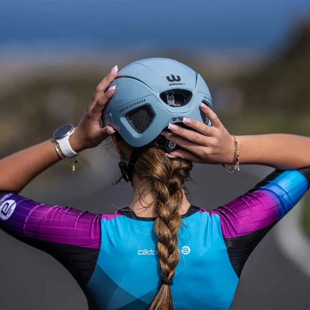 Capacete Omega Aero para Triatlo e Patinação de Velocidade