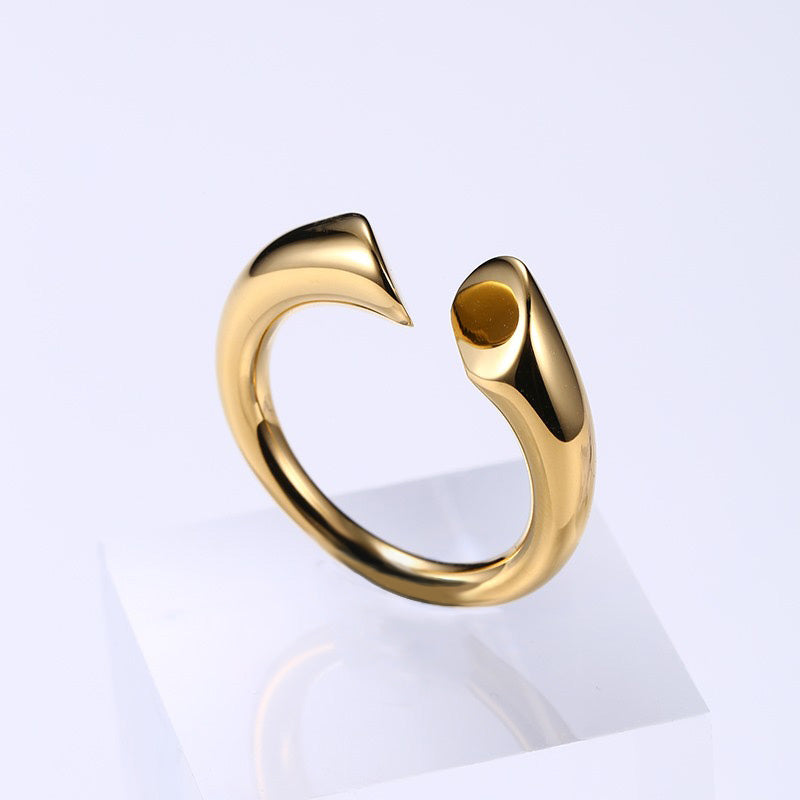 NEW | Open Gold Ring, Adjustable Size