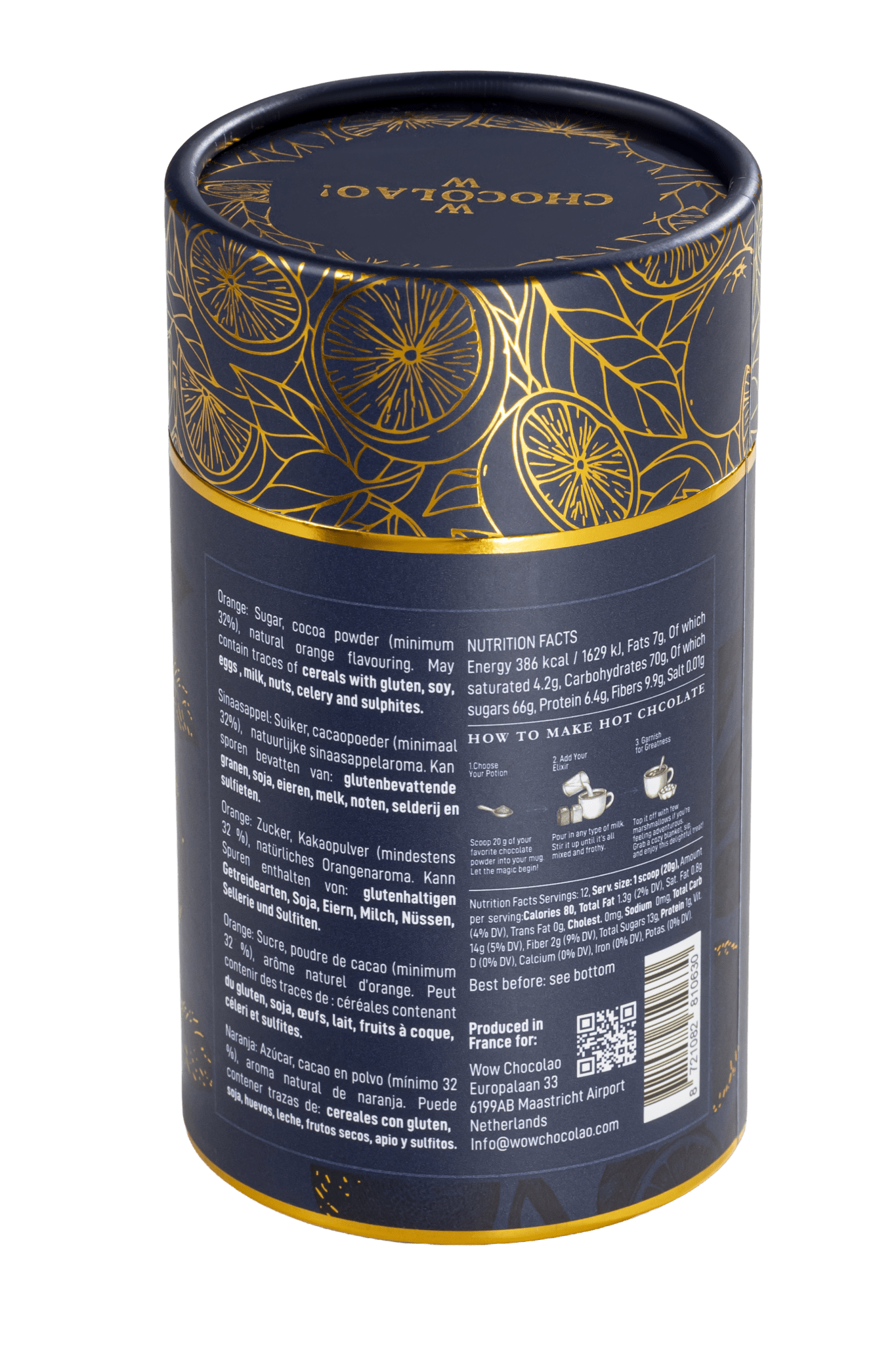 Orange - Hot Chocolate Mixture - 250g