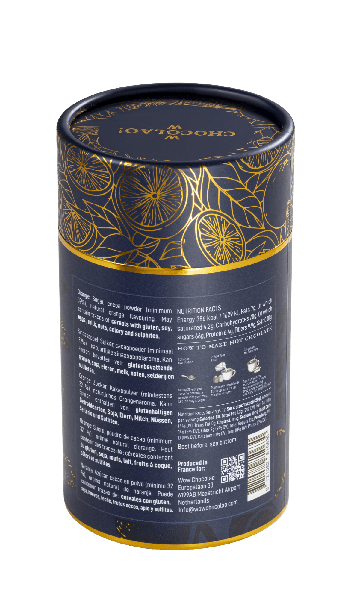 Orange - Hot Chocolate Mixture - 250g