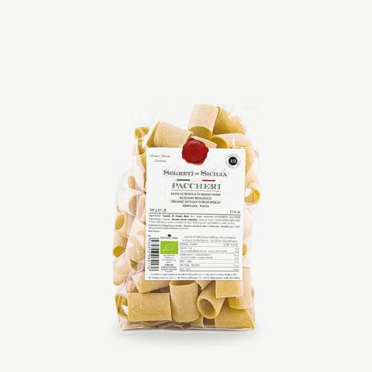 Paccheri – Biologische Siciliaanse Pasta