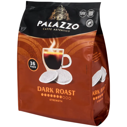 Palazzo Dark Roast Coffee Pods 250g package for Senseo machines - bold Dutch coffee - Desapega.nl
