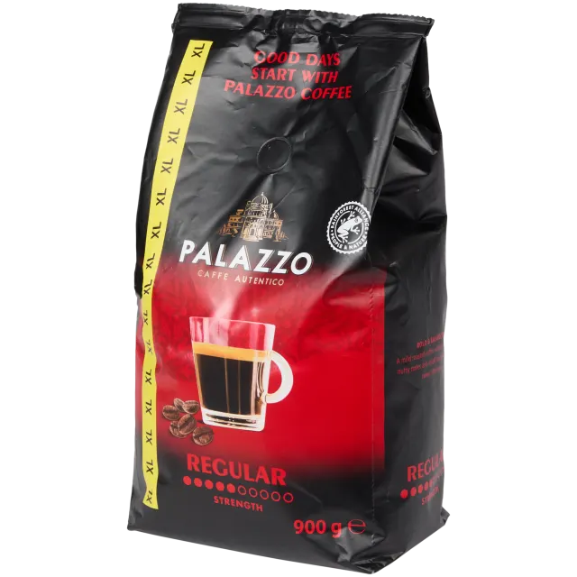Palazzo Regular coffee beans 900g bag - whole bean coffee for espresso filter and French press - Desapega.nl