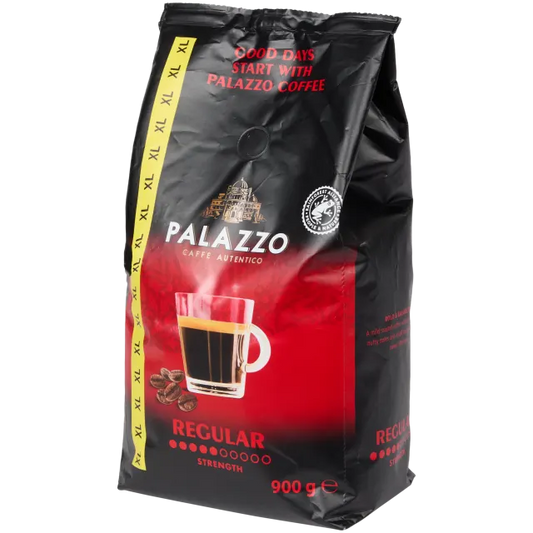 Palazzo Regular coffee beans 900g bag - whole bean coffee for espresso filter and French press - Desapega.nl