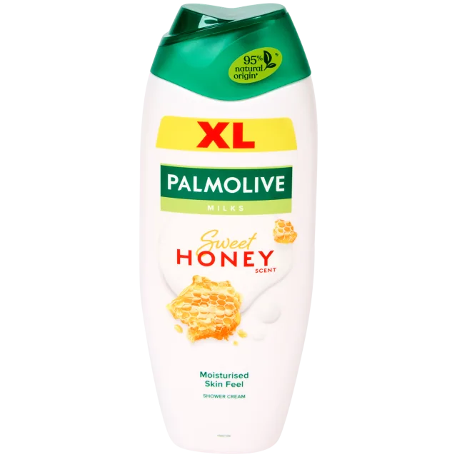 Palmolive Milks Sweet Honey shower gel 750ml bottle with honey-infused formula for soft, nourished skin - Desapega.nl