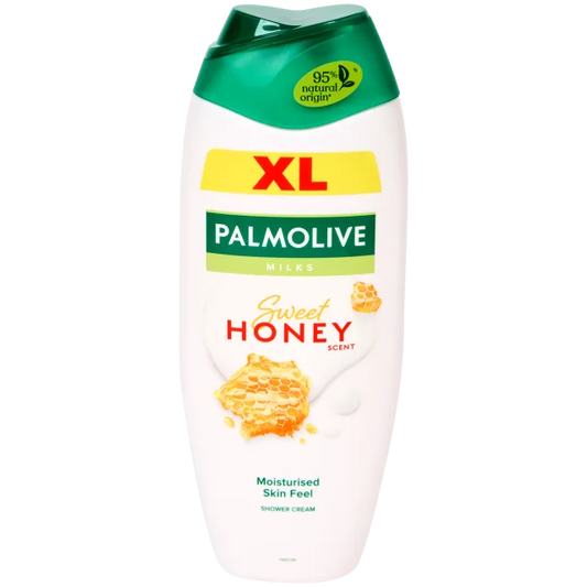 Palmolive Milks Sweet Honey shower gel 750ml bottle with honey-infused formula for soft, nourished skin - Desapega.nl