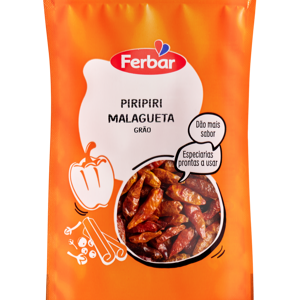 Ferbar Piri Piri Malagueta Grão 15g - Whole Malagueta Chili Peppers - Desapega