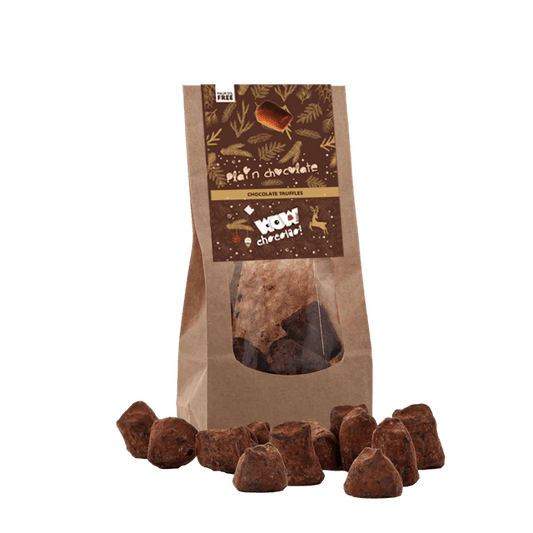 Plain Chocolate Truffles - Christmas Edition - Biodegradable bag 130g