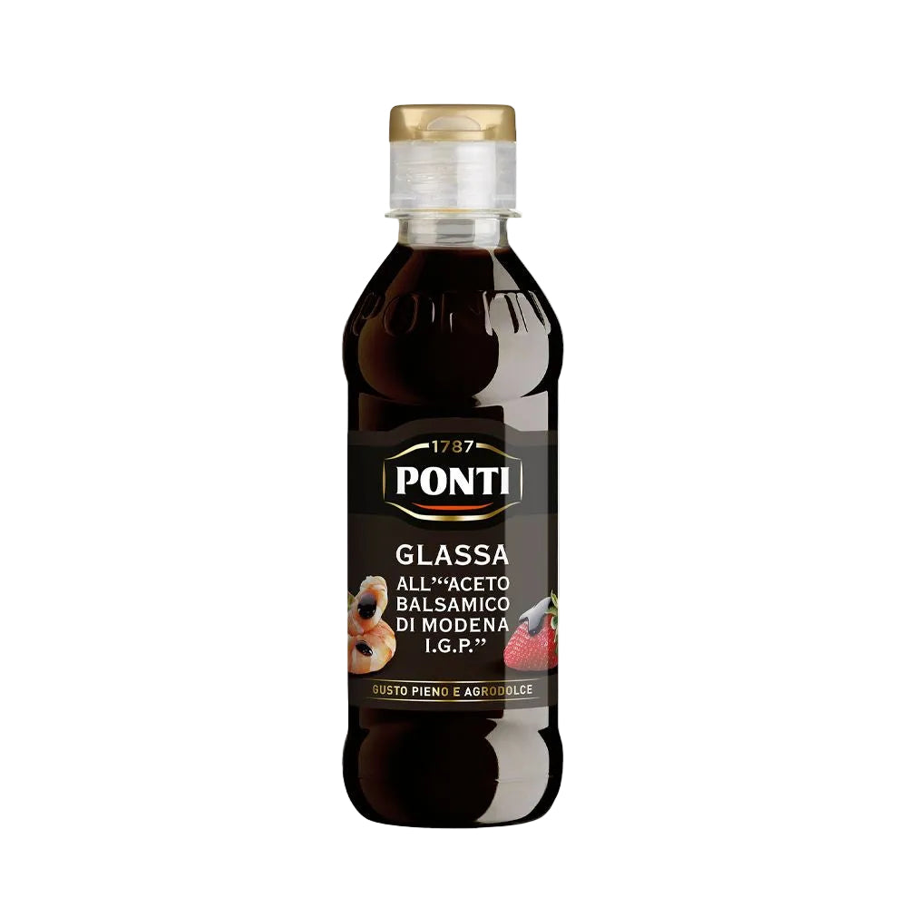 Ponti Glassa al Aceto Balsamico di Modena I.G.P. 250ml bottle - authentic Italian balsamic glaze - Desapega.nl