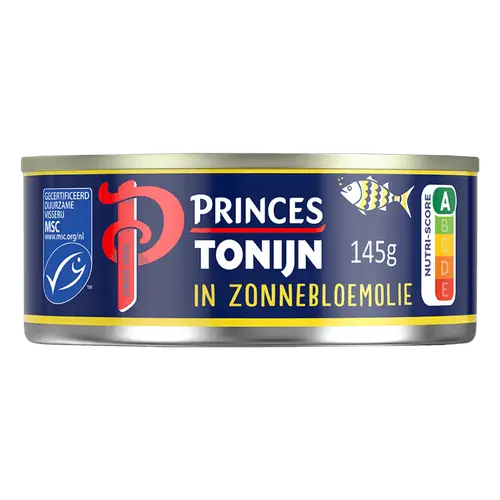 Princes Tonijnstukken in Zonnebloemolie 145g can - premium skipjack tuna chunks in sunflower oil - Desapega.nl