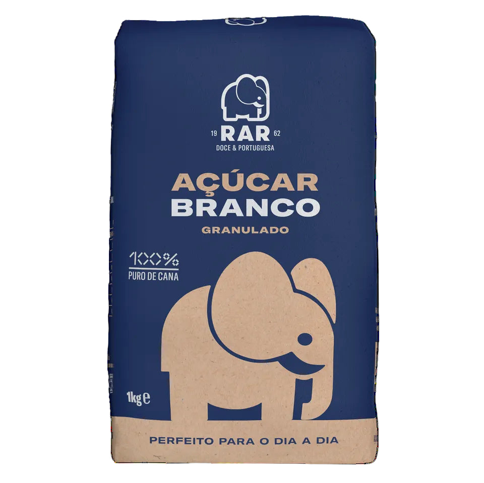 RAR Açúcar Branco 1kg package - Portuguese white refined sugar - Desapega.nl