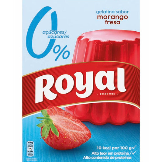 Royal Gelatina em Pó Sabor Morango Zero Açúcares 31g — sugar-free strawberry gelatin powder - desapega.nl