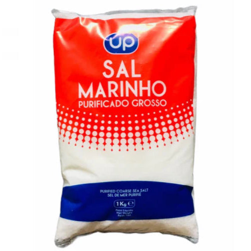 Sal Grosso Marinho 1kg - Traditional Coarse Sea Salt for Grilling - Desapega
