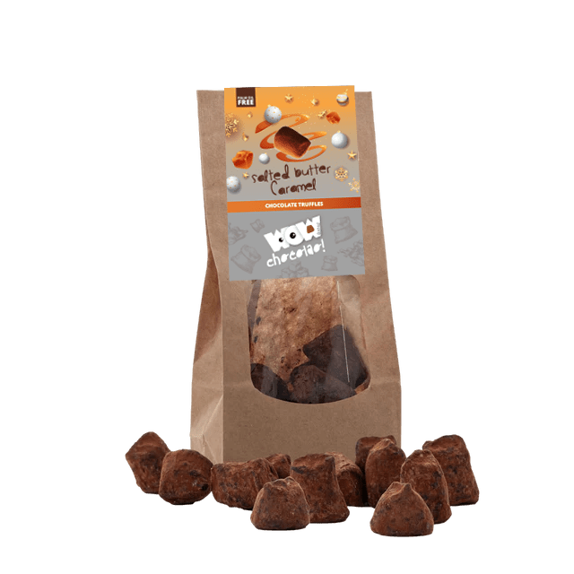 Salted Caramel Chocolate Truffles - Christmas Edition - Biodegradable bags 130g